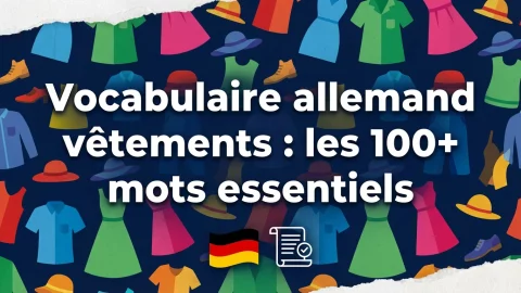 Miniature article de blog Vocabulaire allemand vêtements les + mots essentiels