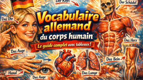 Vocabulaire allemand du corps humain : le guide complet avec tableaux